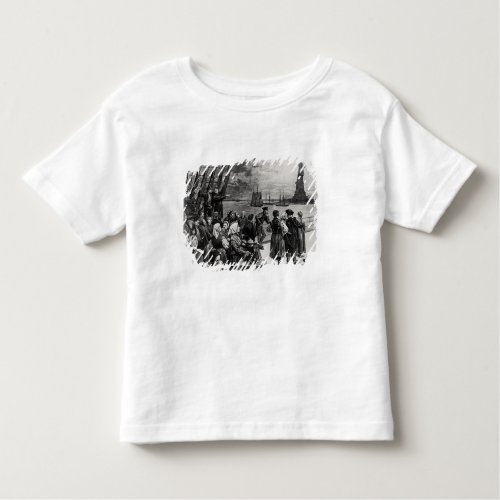 New York _ Welcome to the land of freedom Toddler T_shirt