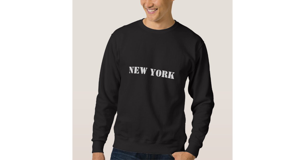 White New York Hoodie W Pink Green Letters 