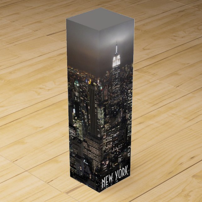 New York Wine Box Customize New York Souvenir (Front)