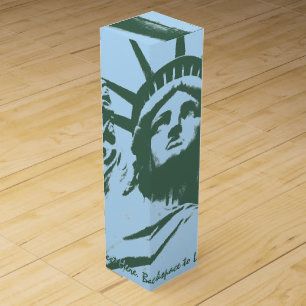 New York Wine Box Statue of Liberty New York Box