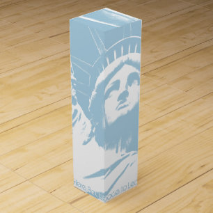 New York Wine Box Statue of Liberty New York Box