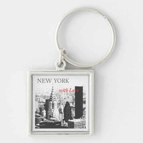 New York with Love Keychain