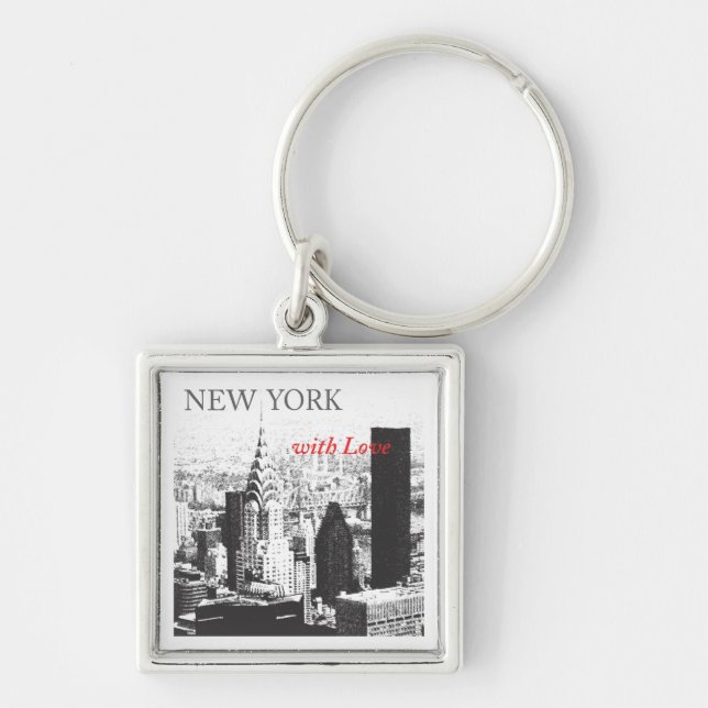 New York with Love Keychain (Front)
