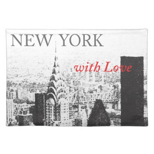 New York with Love Placemat