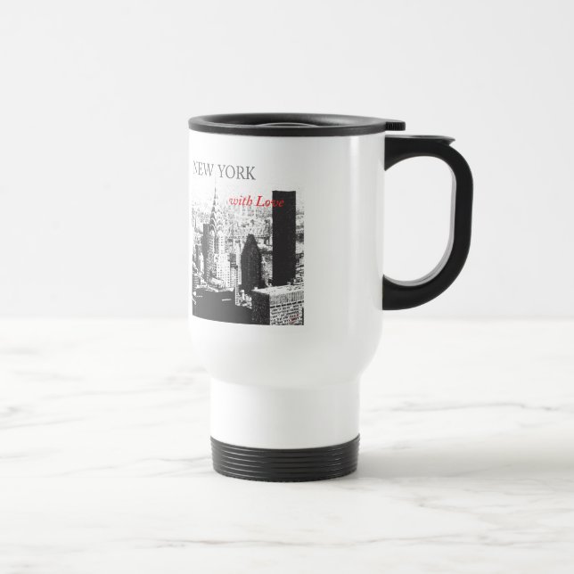 New York with Love Travel Mug (Right)