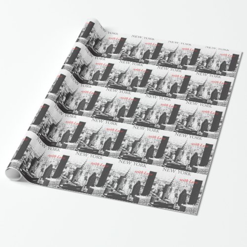 New York with Love Wrapping Paper