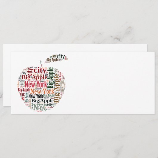 New York words cloud (Front/Back)