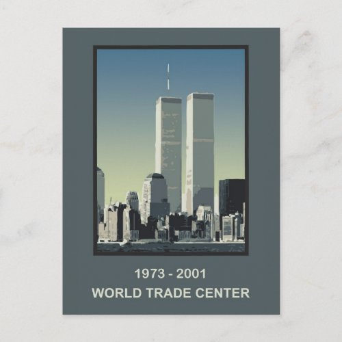 New York World Trade Center Postcard