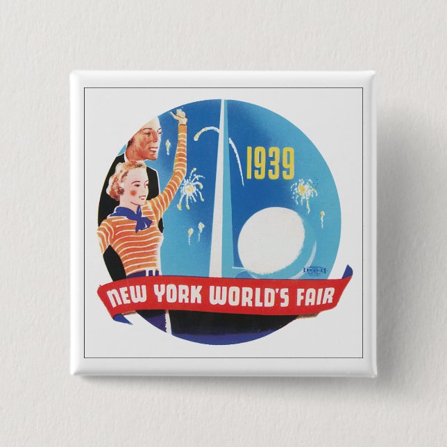 New York World's Fair 1939 Button (Front)