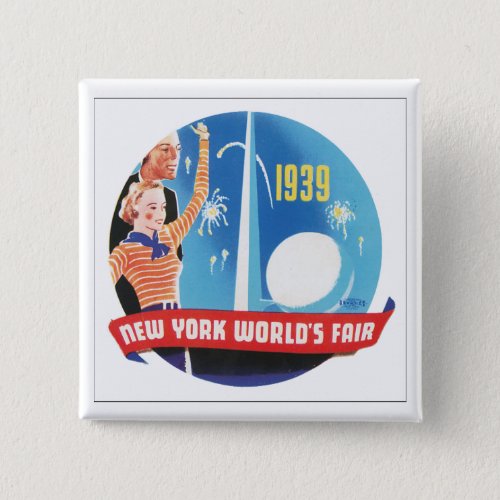 New York Worlds Fair 1939 Button