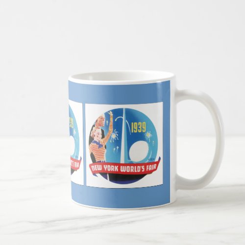 New York Worlds Fair 1939 Coffee Mug