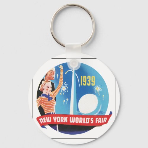 New York Worlds Fair 1939 Keychain