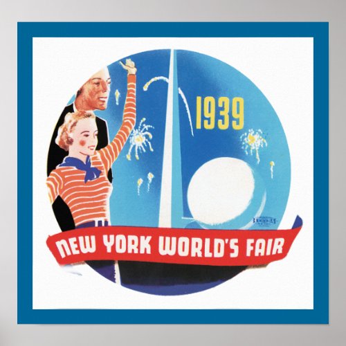 New York Worlds Fair 1939 Poster