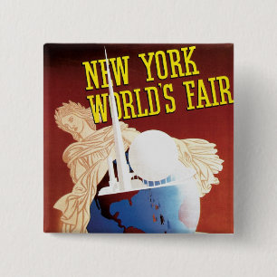 New York World's Fair (Globe) Pinback Button