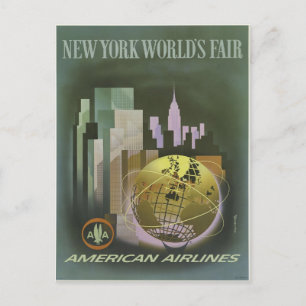 New York World's Fair Vintage Postcard