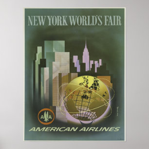 New York World's Fair Vintage Poster