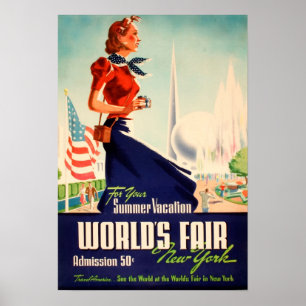 New York World's Fair Vintage Poster