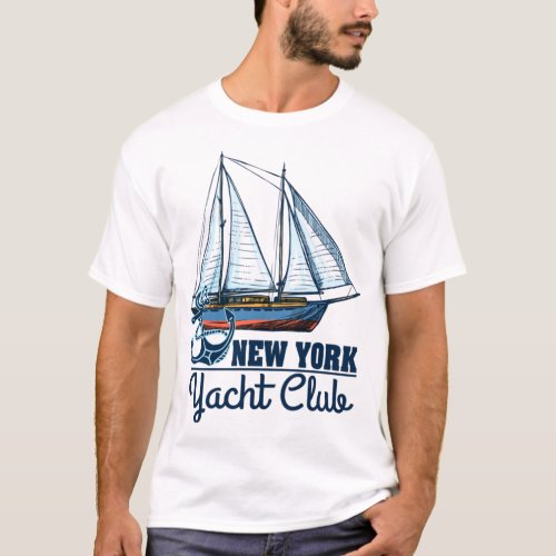 New york yacht club  4 T_Shirt