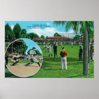 New York Yankees in Training Scene Poster