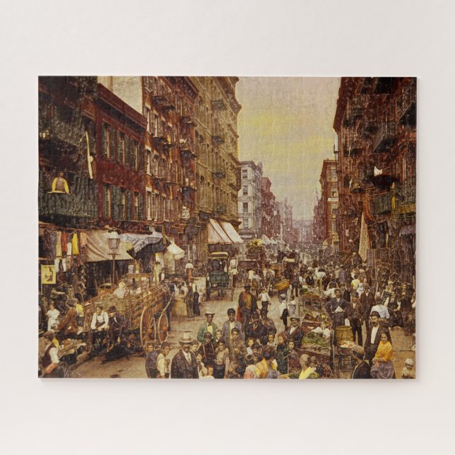 New York- Years gone by circa 1891. Jigsaw Puzzle (Horizontal)