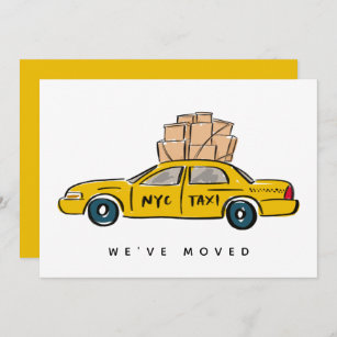 New York Yellow Taxi Cab Moving Announcements
