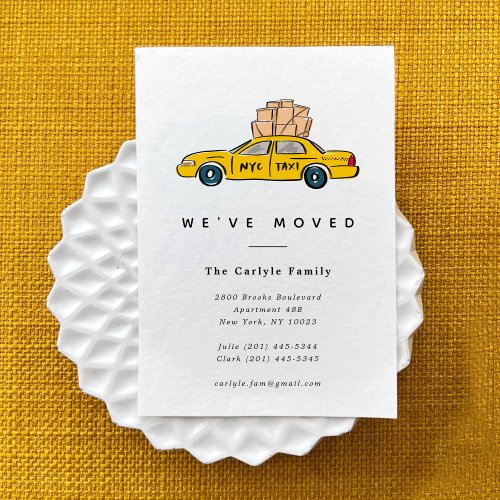New York Yellow Taxi Moving Announcements