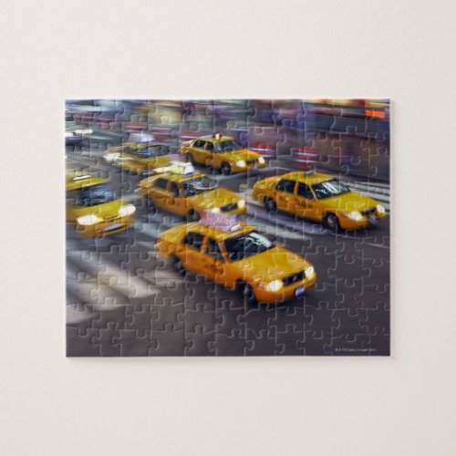 New York Yellow Taxis Jigsaw Puzzle