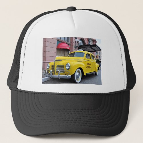 New York Yellow Vintage Cab Trucker Hat