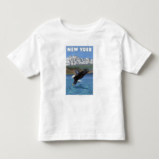 New YorkEagle Fishing Toddler T-shirt