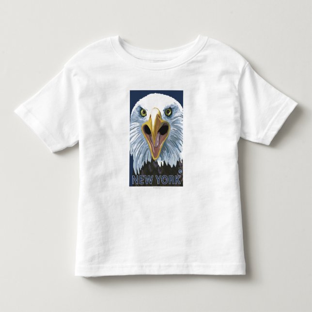 New YorkEagle Up Close Toddler T-shirt (Front)