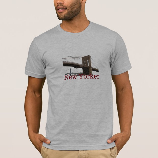 New Yorker Brooklyn tshirt vintage fashion (Front)