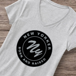New Yorker City Empire Stater Born Hudson Retro T-Shirt