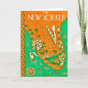 New Yorker Cover February 1926 Note Card