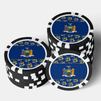 New Yorker Flag, Flag of New York Poker Chips