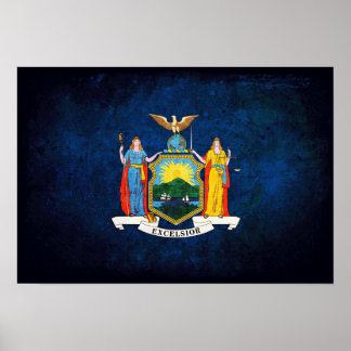 New Yorker Flag Poster