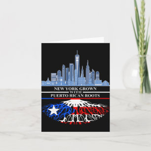 New Yorker Half Puerto Rican New York City Puerto Card