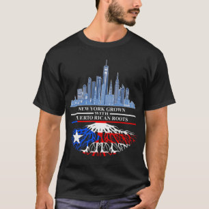 New Yorker Half Puerto Rican New York City Puerto  T-Shirt