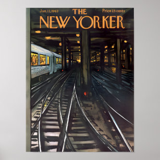 New Yorker January 12th, 1963 Poster