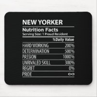 New Yorker Nutrition Facts Funny New York Pride