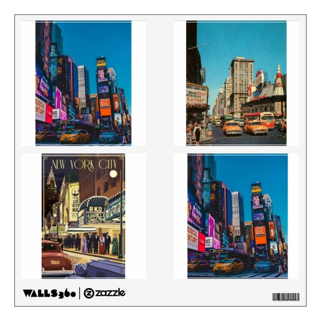 New Yorker , NYC , New York , East Coast  Wall Decal (Front)