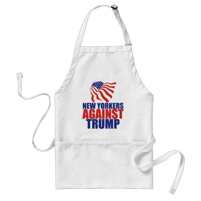 New Yorkers Against Trump Adult Apron (Front)
