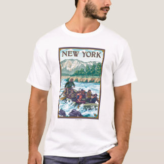 New YorkRiver Rafting Scene T-Shirt
