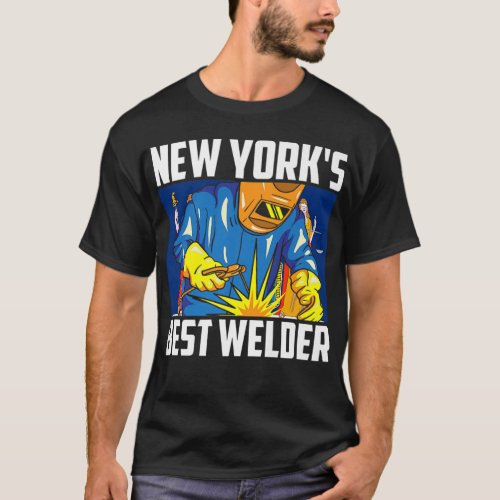 New Yorks Best Welder Ironworker Ironsmith Weldin T_Shirt