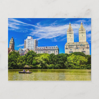 New York's Central Park in the Summertime Postcard