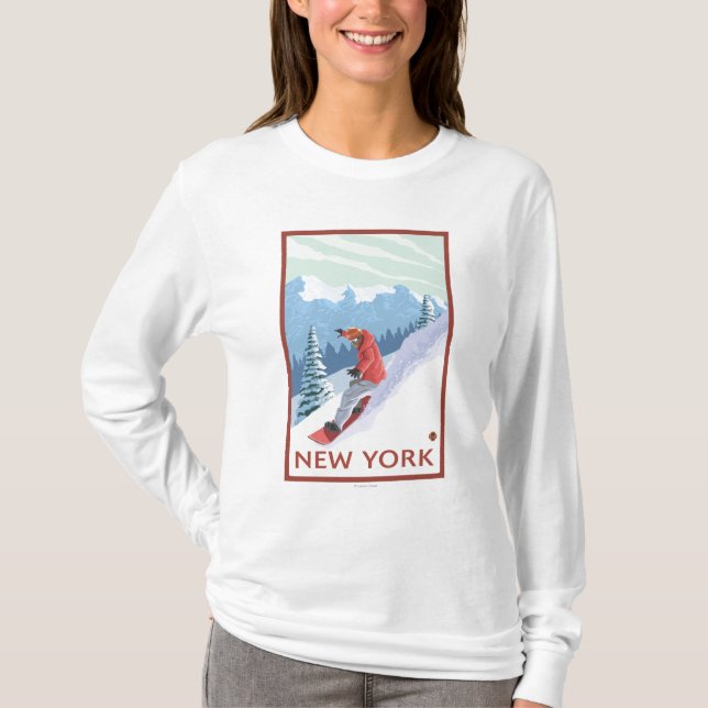New YorkSnowboarder Scene T-Shirt (Front)