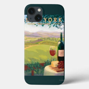New YorkWine Country Scene iPhone 13 Case