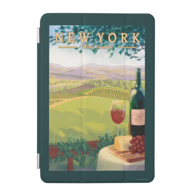 New YorkWine Country Scene iPad Mini Cover (Front)