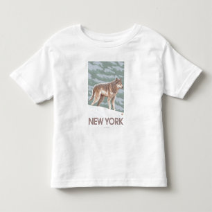 New YorkWolf Scene Toddler T-shirt
