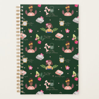 New You | New Year Resolutions Girly Illustrative Planner