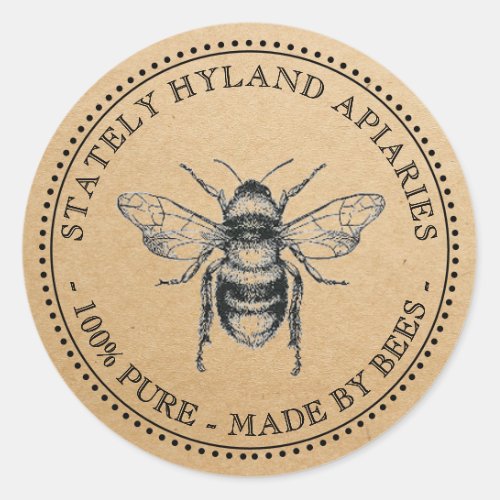 NEW Your Name Here Kraft Honey Jar Lid Label